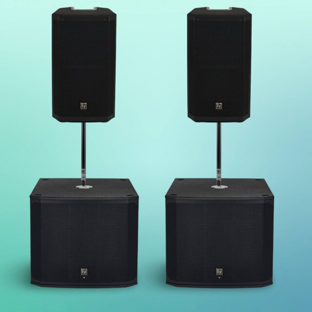 Lej anlæg og højtalere