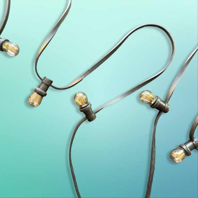 Lej en lyskæde i varm hvid